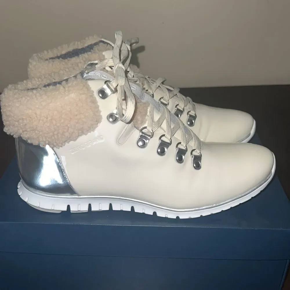 EUC Cole Haan Zero Grand Patent Leather Hiker Boot - Picture 3 of 12